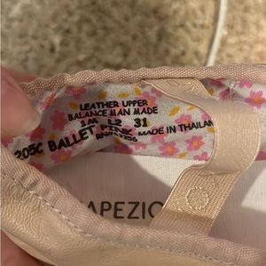 Capezio ballet shoes, size 1